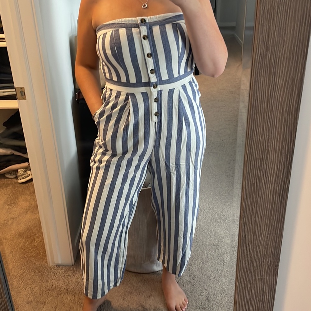 American Eagle linen jumpsuit
